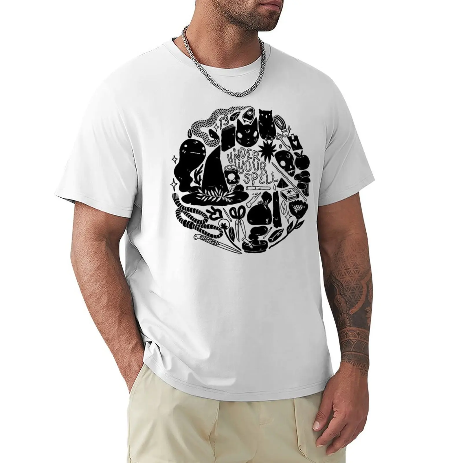 Under Your Spell T-Shirt graphics tops summer tops heavyweights oversized t shirt men