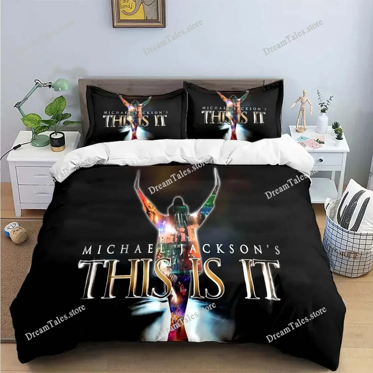 

Exquisite Fashion M-Michael-Jackson Printing Bedding Set Duvet Cover Comforter Bed Youth Kids Girl Boys Birthday Gift741
