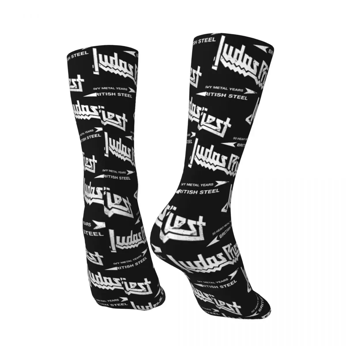 Judas Priest T-Shirts For Men Women Socks Autumn Metal Punk Music Hipster Stockings Fashion Adults Men Socks Anti Skid Socks