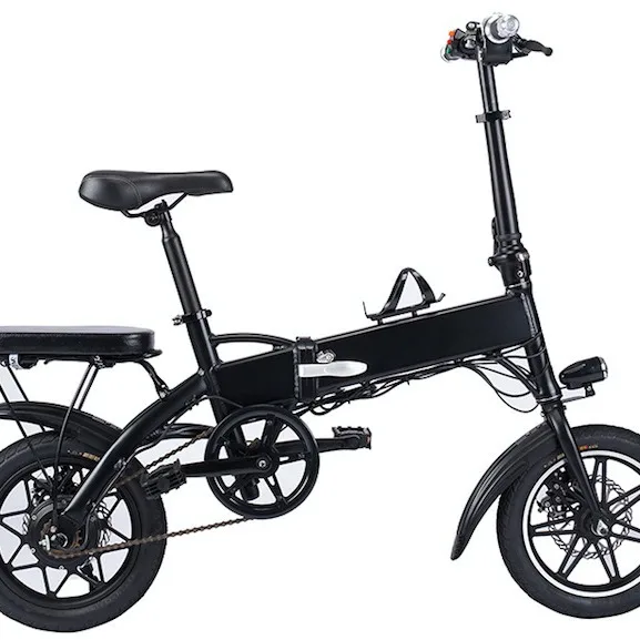 

Electric Vehicle Power 14-inch Lightweight Folding Car Lithium Battery Aluminum Alloy Variable Speed Disc Brake Bicycle