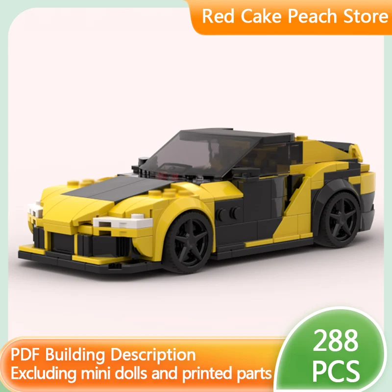 

Speed Racing Car Model MOC Building Bricks Drift Racing Car Modular Technology Children Holiday Gifts Assemble Toys Suit
