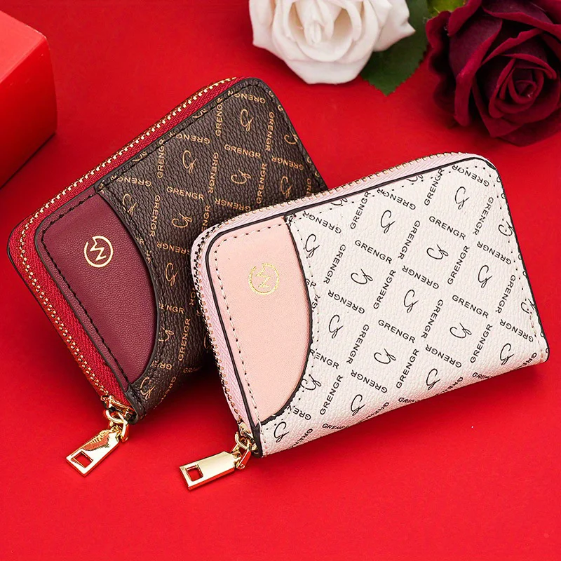 European & American Style Accordion Card Holder, Women's ID Card Pouch, Large Capacity Multi-card Slots Coin Purse