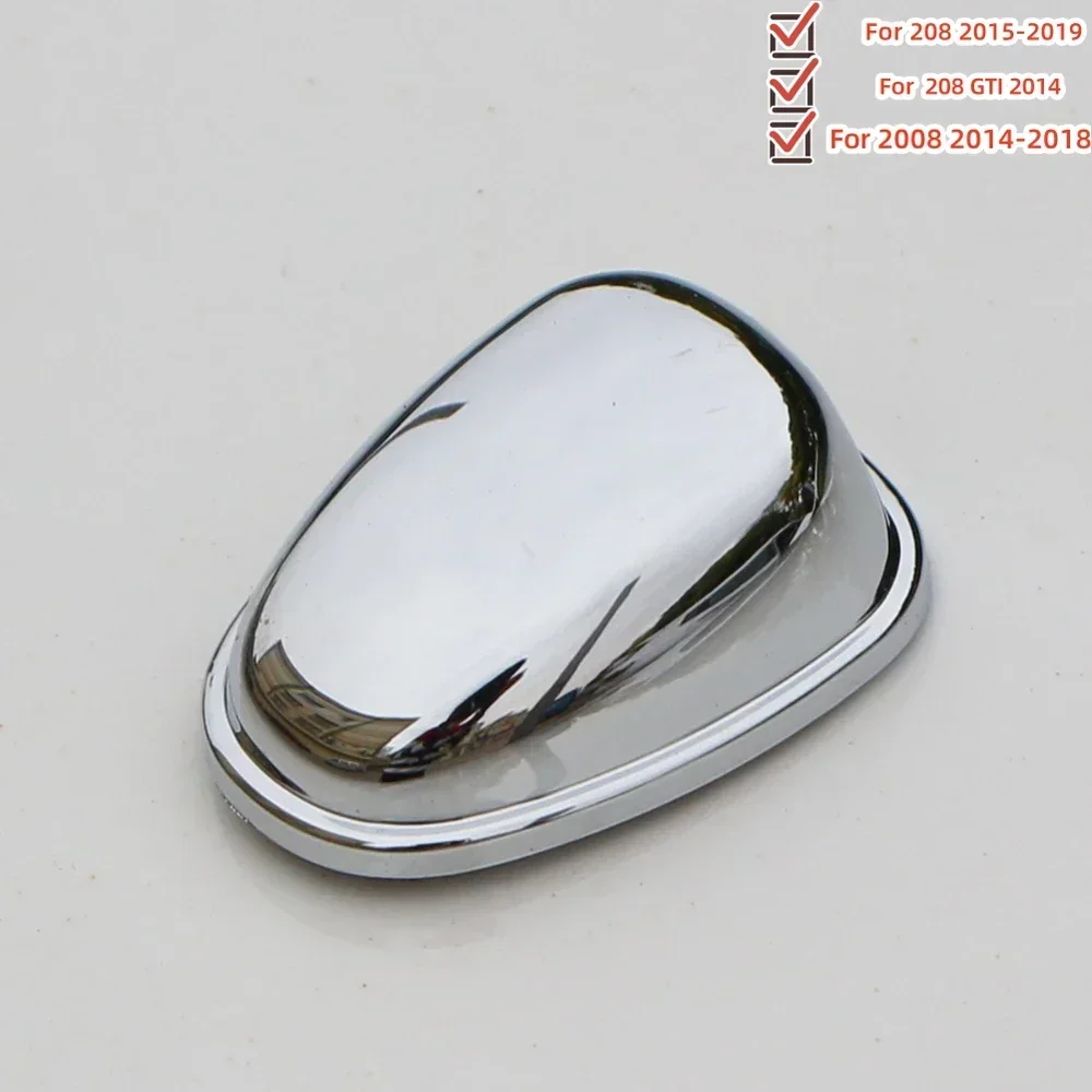 For Peugeot  208 2015-2019 208GTI 2014 2008 2014-2018 Front Wiper Nozzle Cover ABS Chrome 2pcs Water Spray Nozzle Trim Sticker