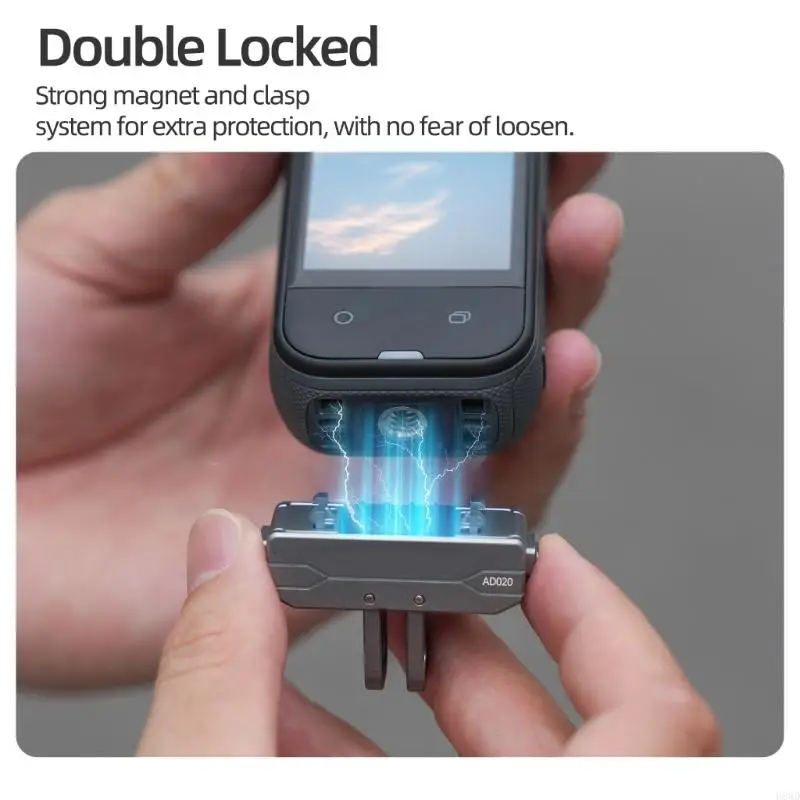 سبائك الألومنيوم منصب الكاميرا مرفق مغناطيسي للحوامل ثلاثية الأبعاد عصا السيلفي الملحقات H8WD #5