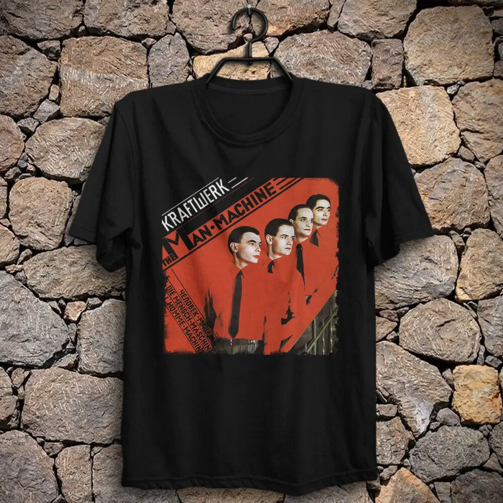 The Man Machine Kraftwerk Electronic Retro Ralf Hutter Florian Schneider T-Shirt