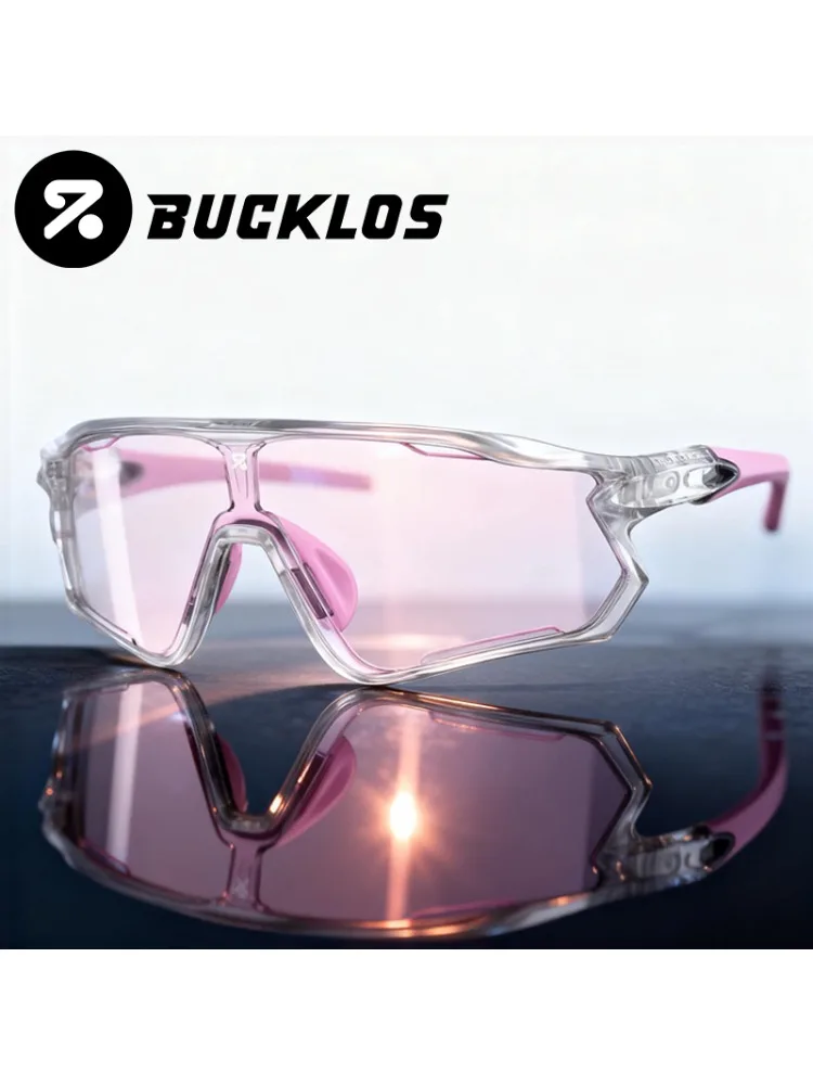 AliExpress NONE BUCKLOS Cycling Photochromic Goggles UV400 Unisex Road Cycling Eyewear Comfortable Outdoor Sports Sunglasses Road Bike Glasses