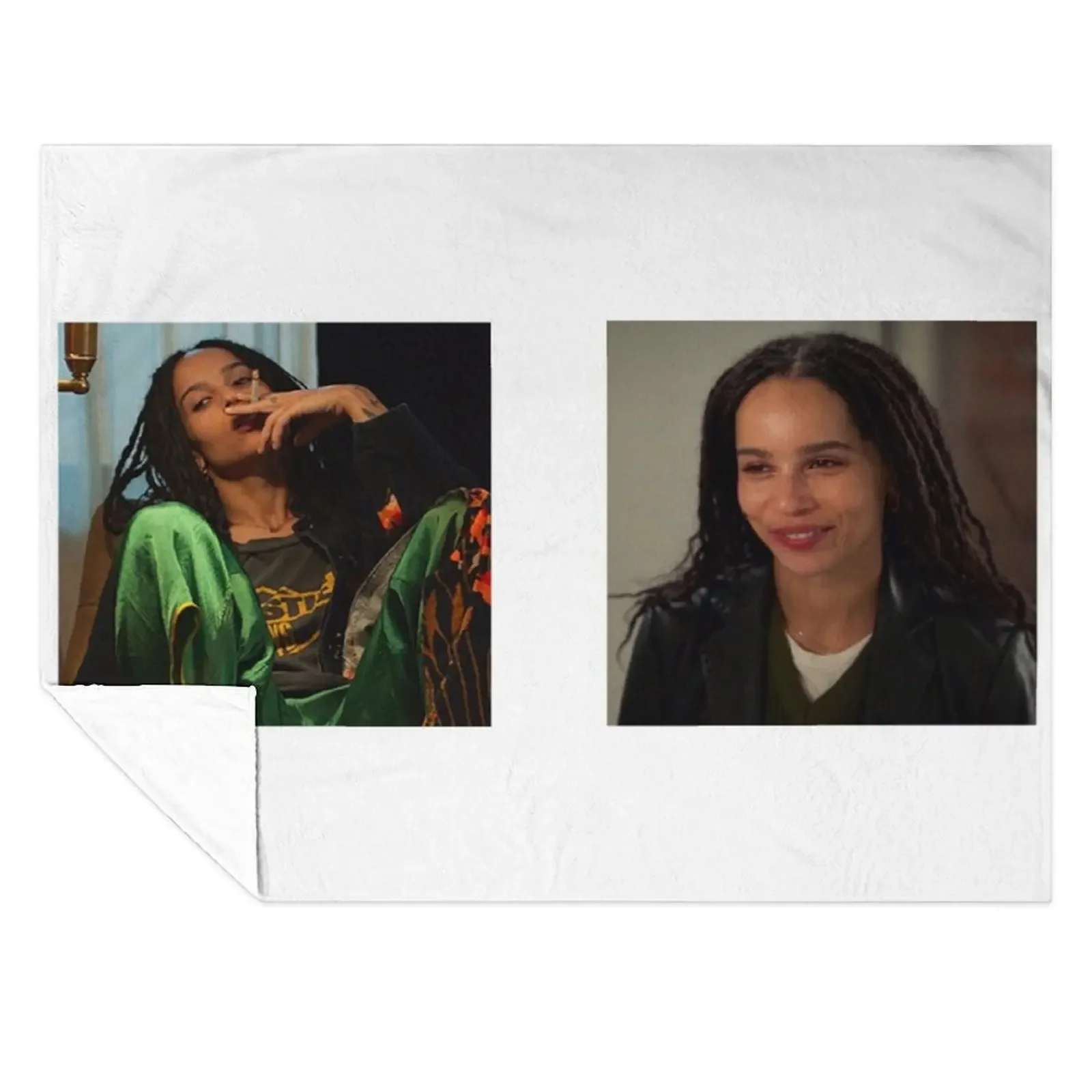

zoe kravitz high fidelity Throw Blanket Fashion Sofas Plush For Baby Soft Big Blankets