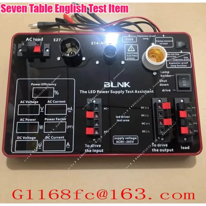 Ten English Test Models LED Quick  Box B22E27E14 Quick  Tool Multi Functional LED Test Tester