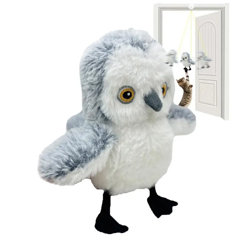 

Cat Bird Toy Flapping Bird Cat Exercise Toys Automatic Chirping Bird Toy Simulation Bird Interactive Cat Toy Cat Plush Bird