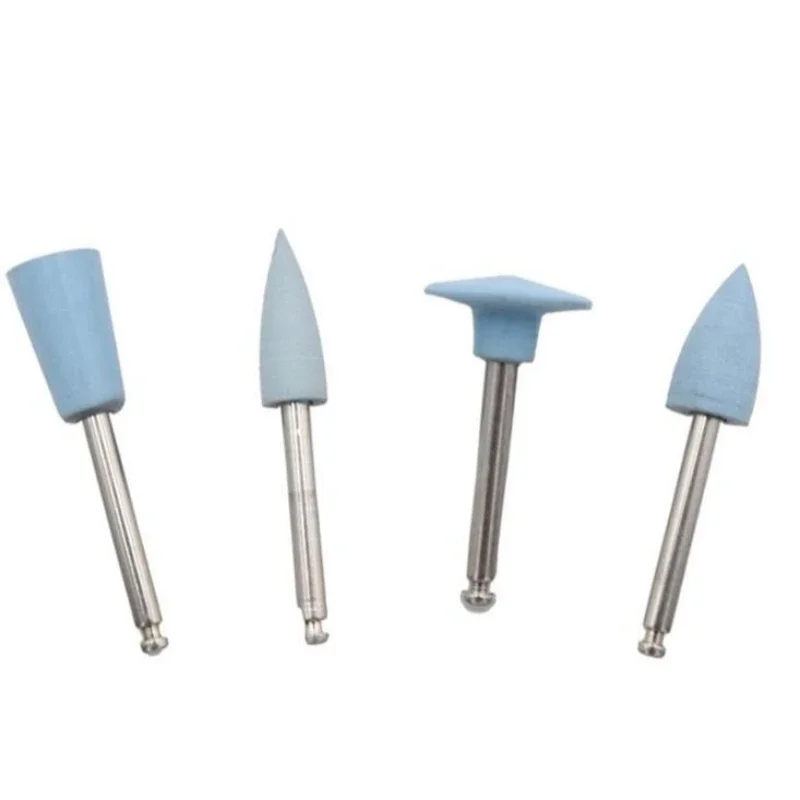100Pcs Dental Silicone Grinding Heads High Polishing Efficiency Compatible with Most Reduction Handpiece