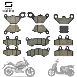 XCMT-pastillas de freno delanteras y traseras para motocicleta eléctrica, accesorios originales para Super Soco CU1 CU2 CU3 TS TC-MAX Pro TS RU CU-MINI