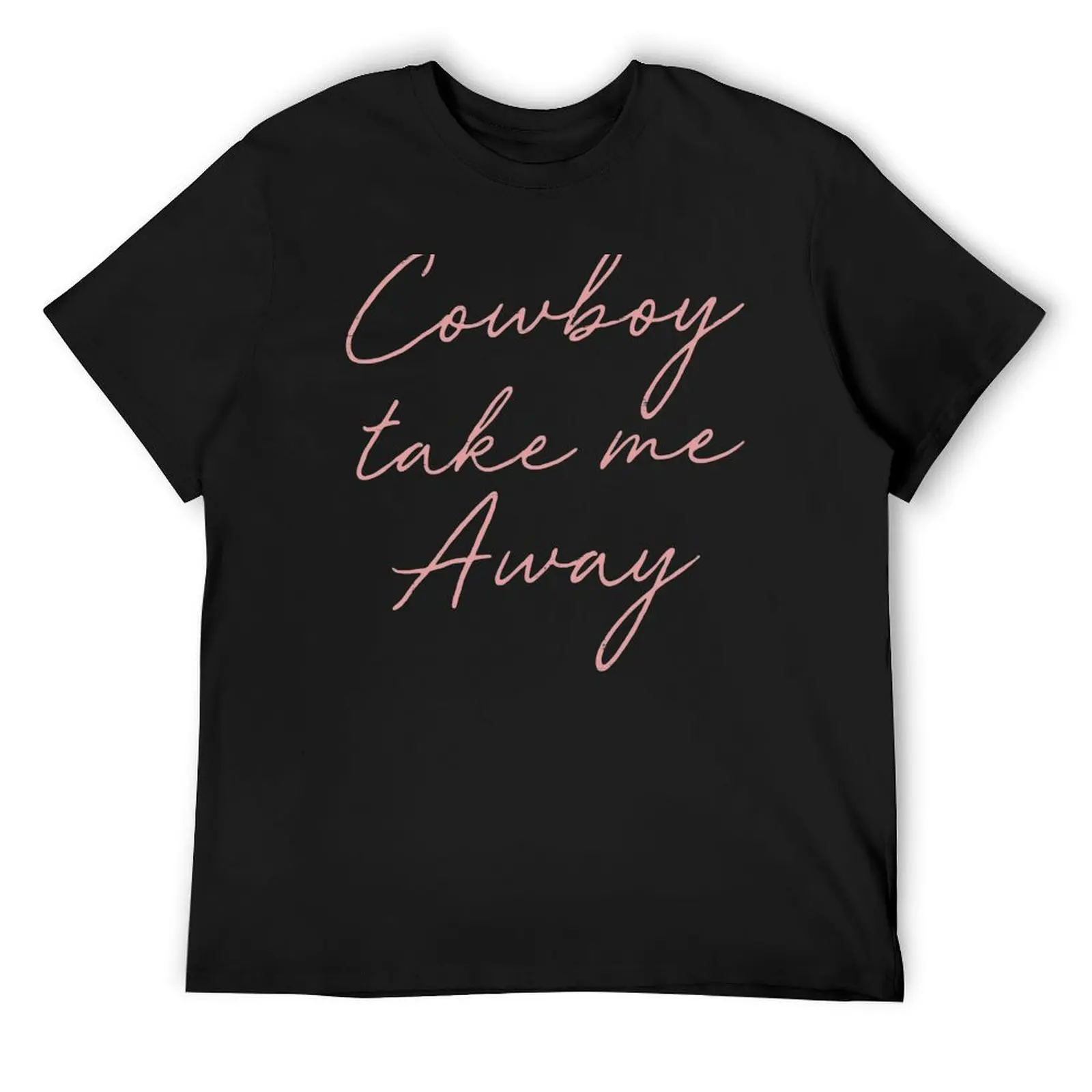 Cowboy Take Me Away T-Shirt boys animal print Aesthetic clothing shirts graphic tee t shirt men