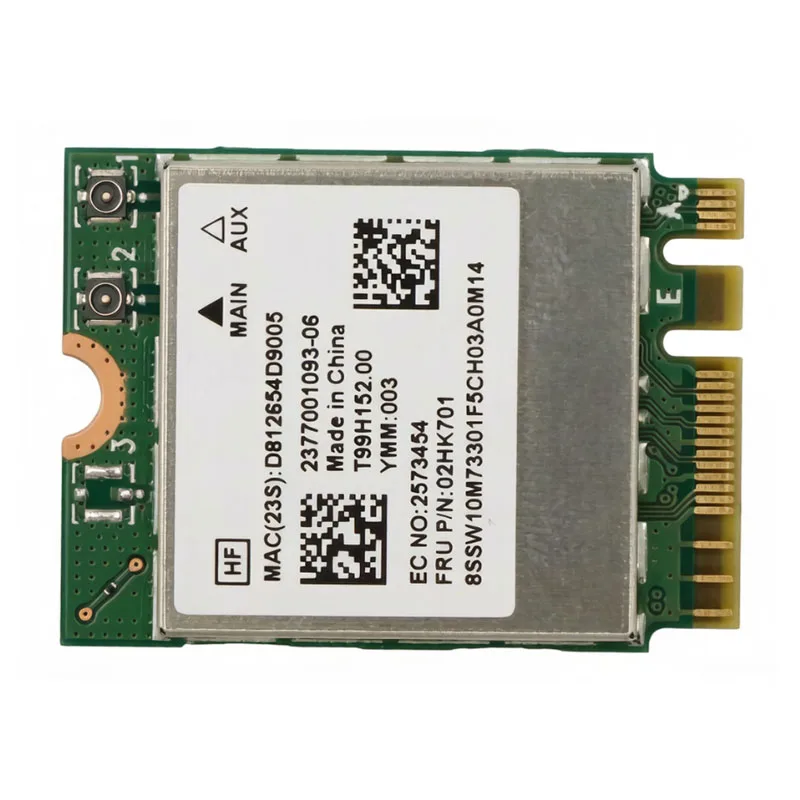 02HK701 New For IdeaPad Flex 5 14ARE05 14IIL05 WiFi Card T99H152.00 GRADE B FRU 5W10V25795 02HK700