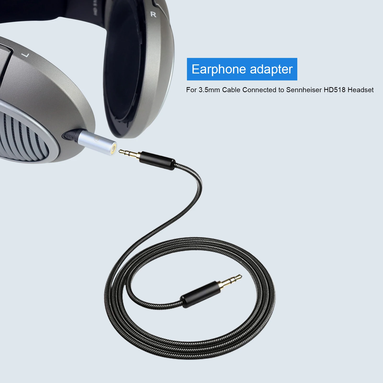 OKCSC 2.5mm male to 3.5mm female Audio Plug Connector Audio