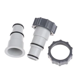Pool Hose Adapter with Collar for Intex Threaded Connection Pumps Swimming Pool Parts Replacement Maintenance Parts