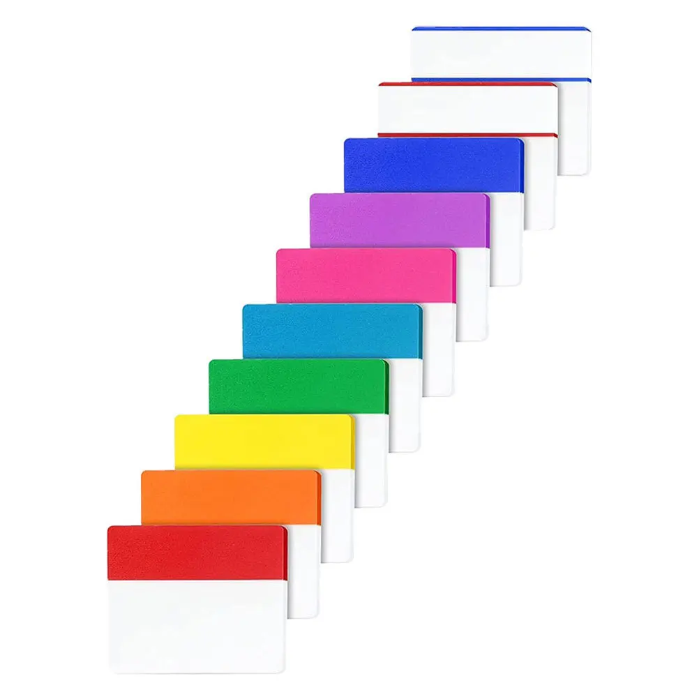 Waterproof Writing Index Transparent Sticky Page Markers For Notebooks Books Files Writable Divider Tabs Stick On Paper