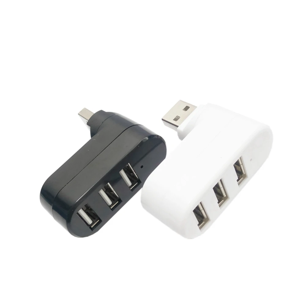 3 Port Multi 2.0/3.0 USB Hub Mini USB Hub High Speed Rotating Splitter Adapter For Laptop Notebook For PC Computer Accessories