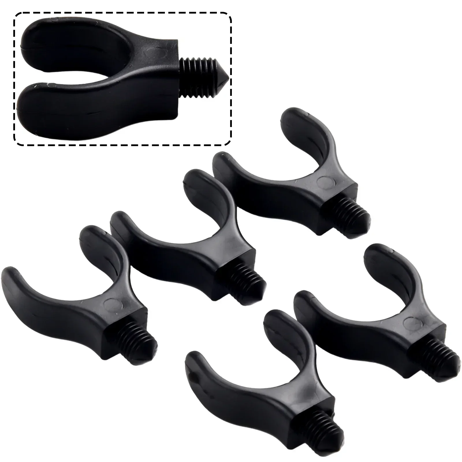 Reliable Carp Fishing Rod Holder Rest Gripper Easy To Use And Install Suitable For Various Fishing Rods 5pcs Pack