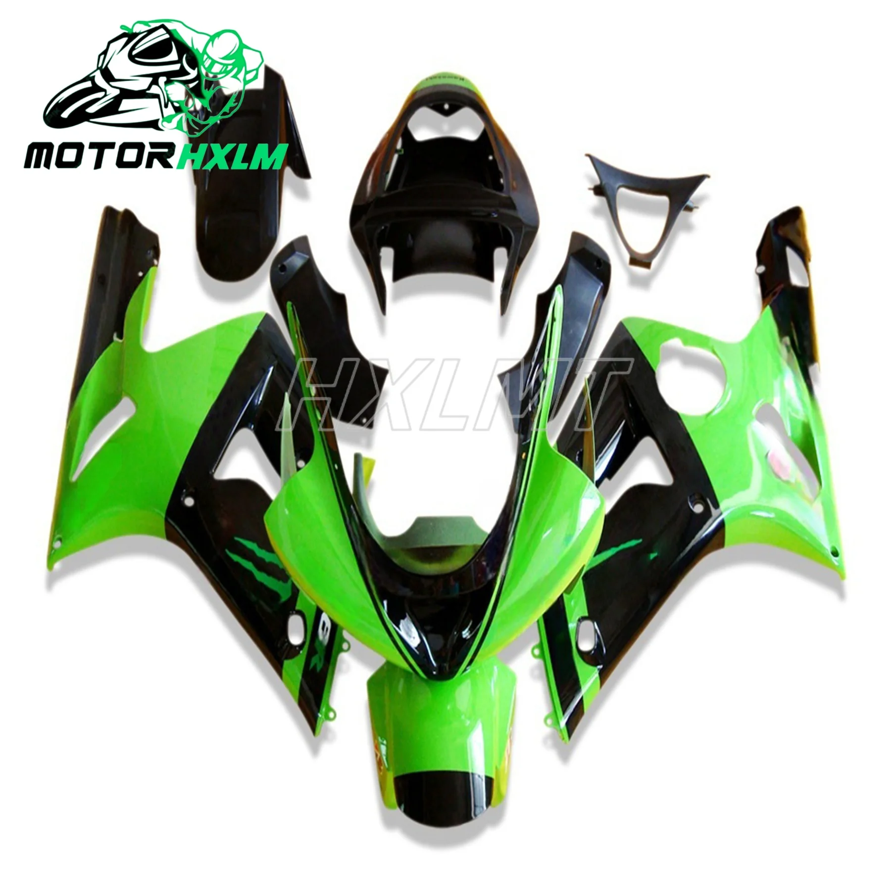 

New ABS injection molded high quality vehicle fairing kit for Kawasaki ZX-6R ZX6R 636 2003 2004 03 04 03 04 body set