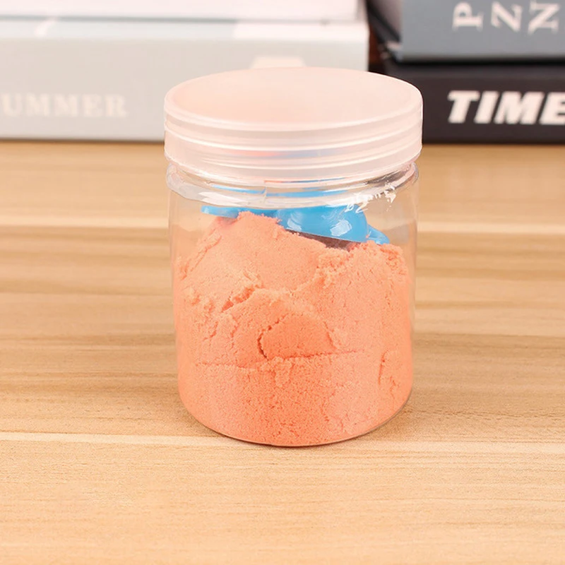 1Bottle Space Sand With Tools Cotton Colored Sand Toys For Children Anti Stress Toy DIY Sand Handmade Puzzle Toys Rubber Clay