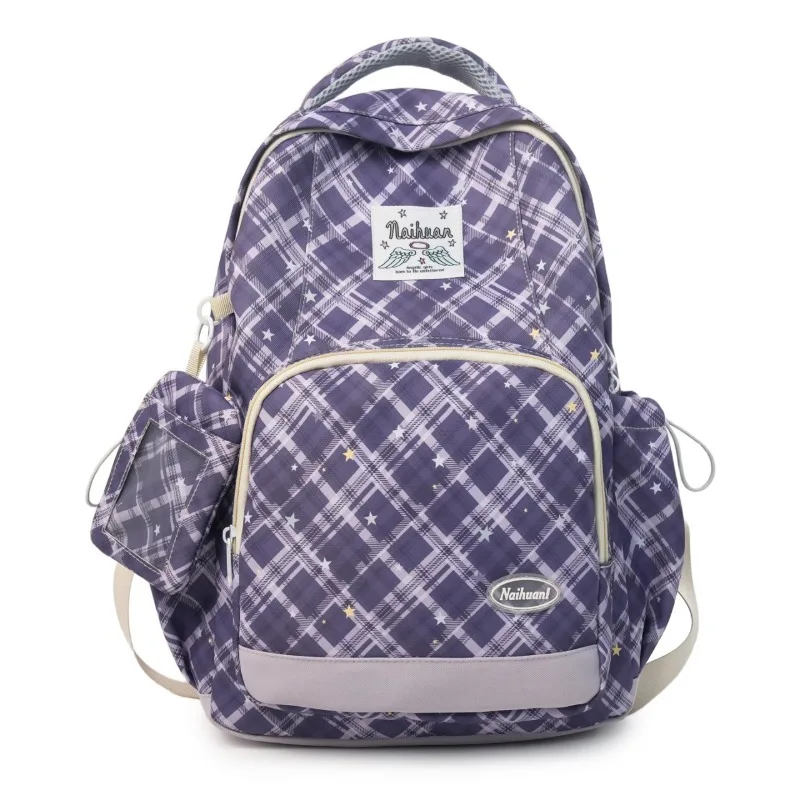 New Women's Backpack Fashionable High Quality Women's Sports Backpack Retro Lightweight Versatile Girls' Travel Backpack