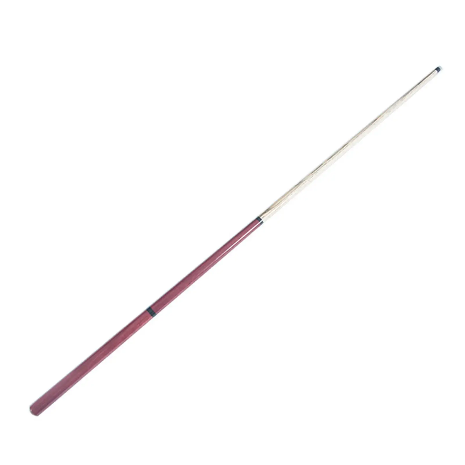 Wooden Billiard Cue 55 inch Three Section Hardwood 13.5mm Large Tip Segmented Billiard Pool Cue Stick for Pool Game Beginners
