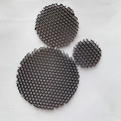 Scope Black Aluminum Grille LED Light Round Honeycomb Mesh Cover Anti-glare Anti-dazzling 23-65mm