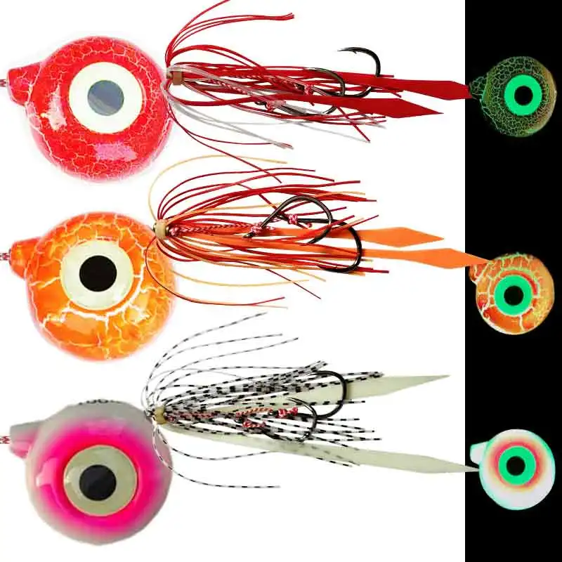 

Metal Inchiku Jigs Fishing Anglers Madai Lumious 80g100g150g200g250g300g Kabura Pesca Slider Snapper Jig Head Jigging Lure