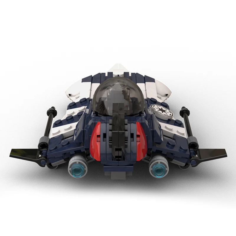 243PCS MOC-225957 Guerra spaziale L'angelo azzurro Building Block Modello tecnico Adulti Set di mattoni Regali creativi