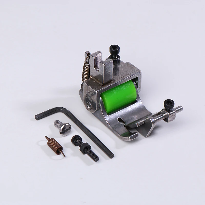 

Q7 3-13MM Adjustable Edge Guide Roller Presser Foot Anti Wrinkle Knob Hemming Foot For Industrial Single Needle Sewing Machine