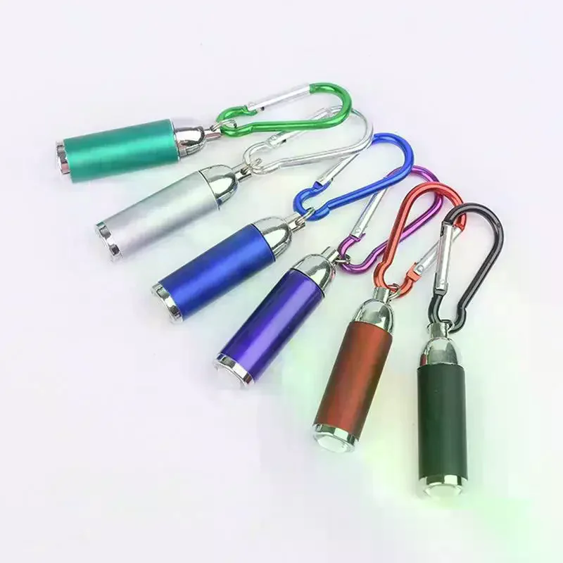 1Pcs Multi-function Keychain Lamp LED Mini Flashlight Telescopic Strong Light Waterproof Camping Torch For Outdoor Hiking