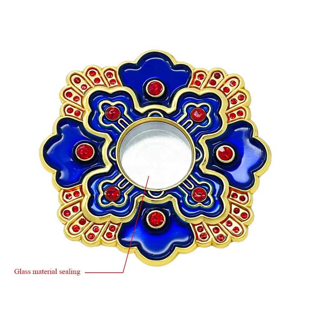 HTISOK Orthodox Church Relic Chest Protective Case Alloy Urn Orthodox Jesus Christian Decor Religious