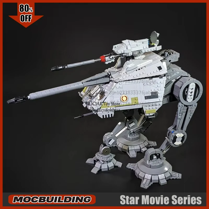 

Строительные блоки MOC, звездный фильм, ходунки, строительные блоки, идеальная коллекционная модель, кирпичи, сделай сам, сборный робот, детские игрушки, подарки