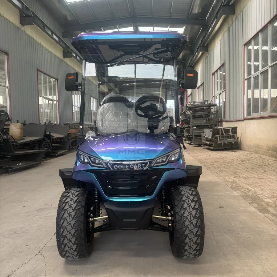 MMC تخصيص عربات الغولف عربات التي تجرها الدواب الكهربائية عربة الغولف رفع 4 الركاب العلامة التجارية الجديدة قوية 4 عجلة نادي سيارة عربة الغولف الكهربائية