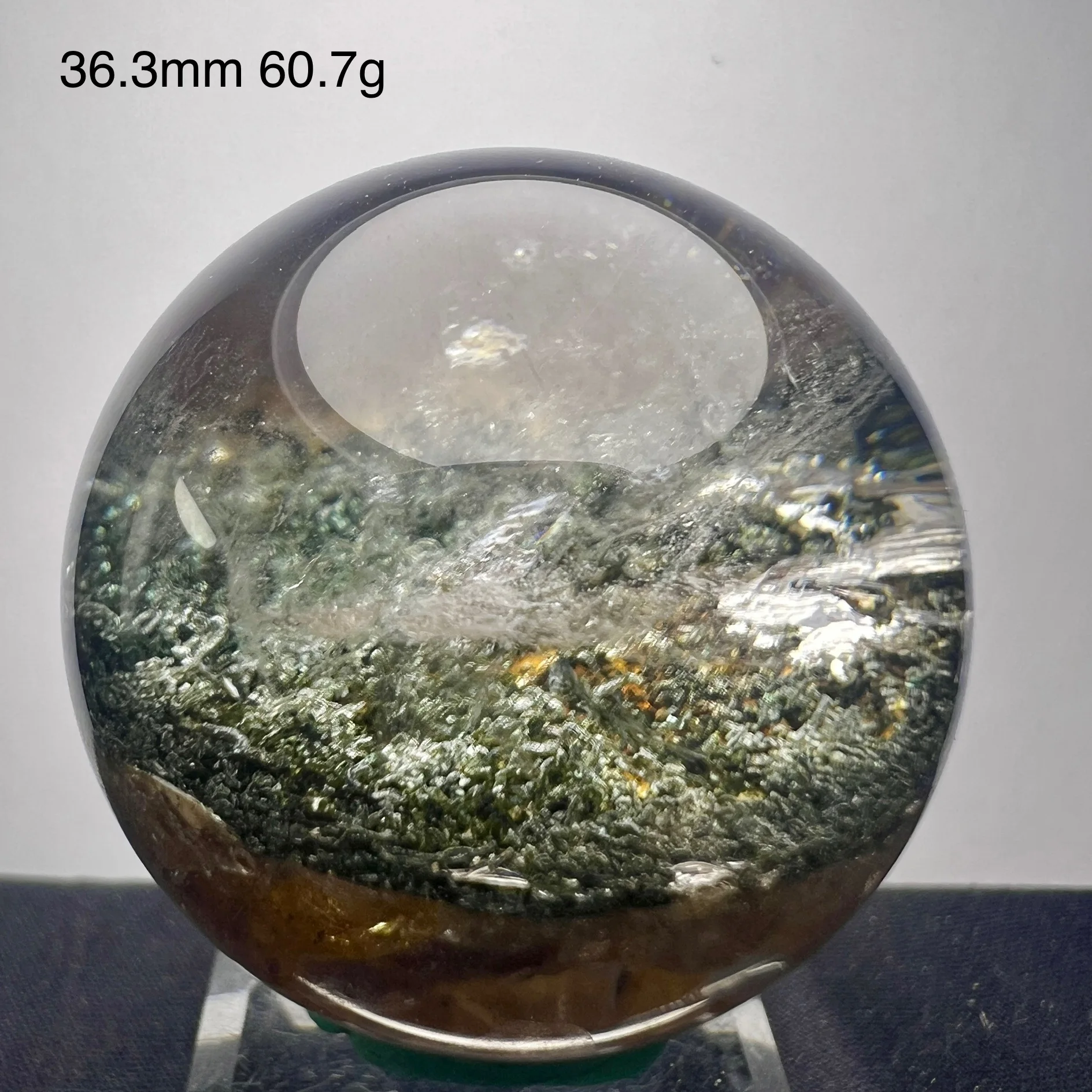 Selected natural crystal，ghost mineral crystal specimen for appreciation, collection and display.