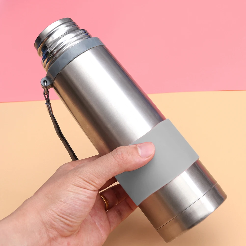 

6 pcs Silicone Heat Resistant Cup Sleeve Non Slip Glass Bottle Cover Mug Tumbler Protector For Camping Travel Anti S