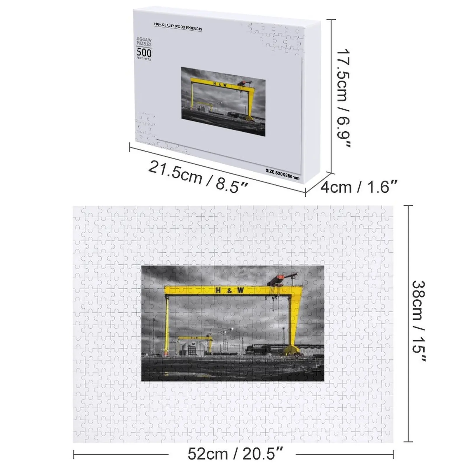 بلفاست حوض السفن 3 بازل قطع خشبية شخصية للبالغين اسم خشبي مخصص شخصية عيد الميلاد اللعب لغز