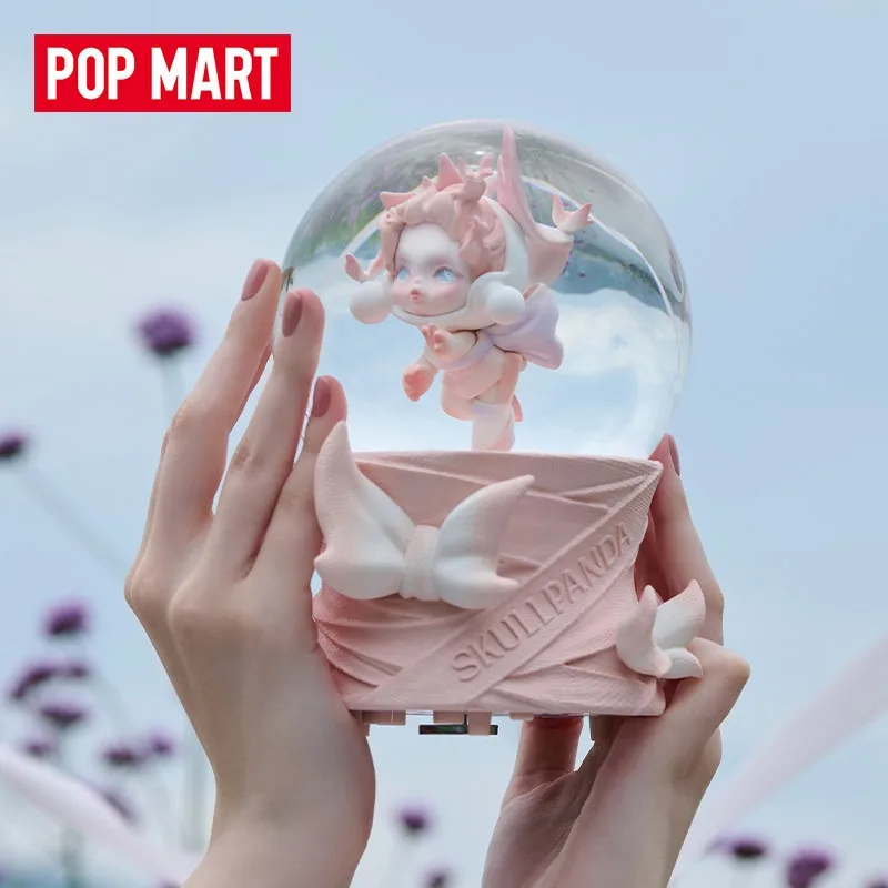 

POPMART SKULLPANDA Advance and Retreat дверная серия хрустальный шар милая игрушка для коллекции украшения дома подарки-сюрпризы