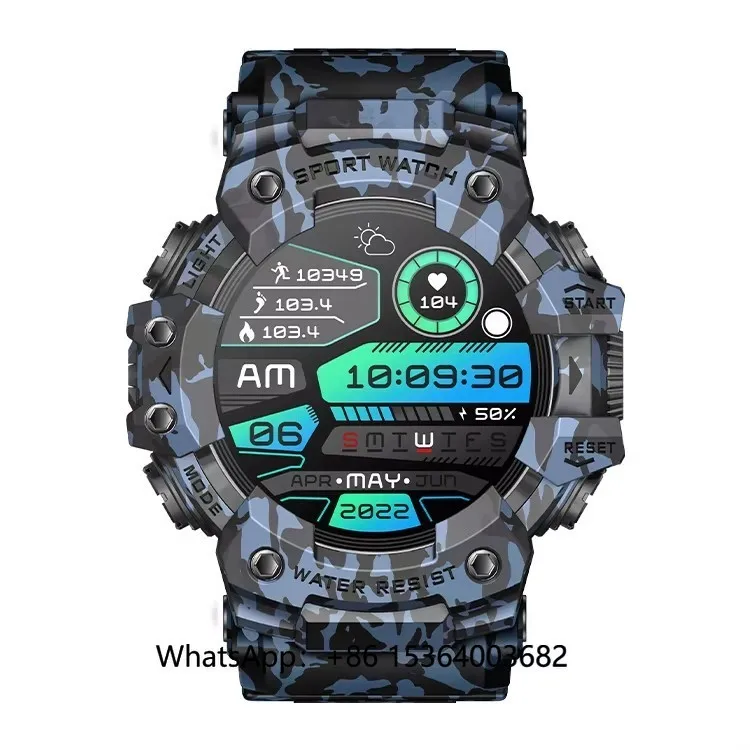 

LC21 Smartwatch Compass Flashlight SOS Outdoor Waterproof Fitness Tracker Multilingual Menu Sport Smart Watch