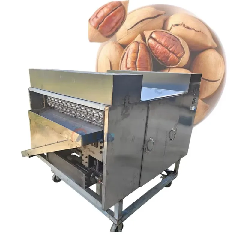 Cheap price Pecan shelling and sorting machine Walnut shell crusher Shell sheller Pecan hard shell peeling machine