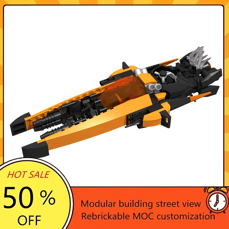 

260PCS Popular Space War Movie Model MOC Building Bricks Racing Dart Modular Technology Gifts Holiday Assemble Children Toy Suit