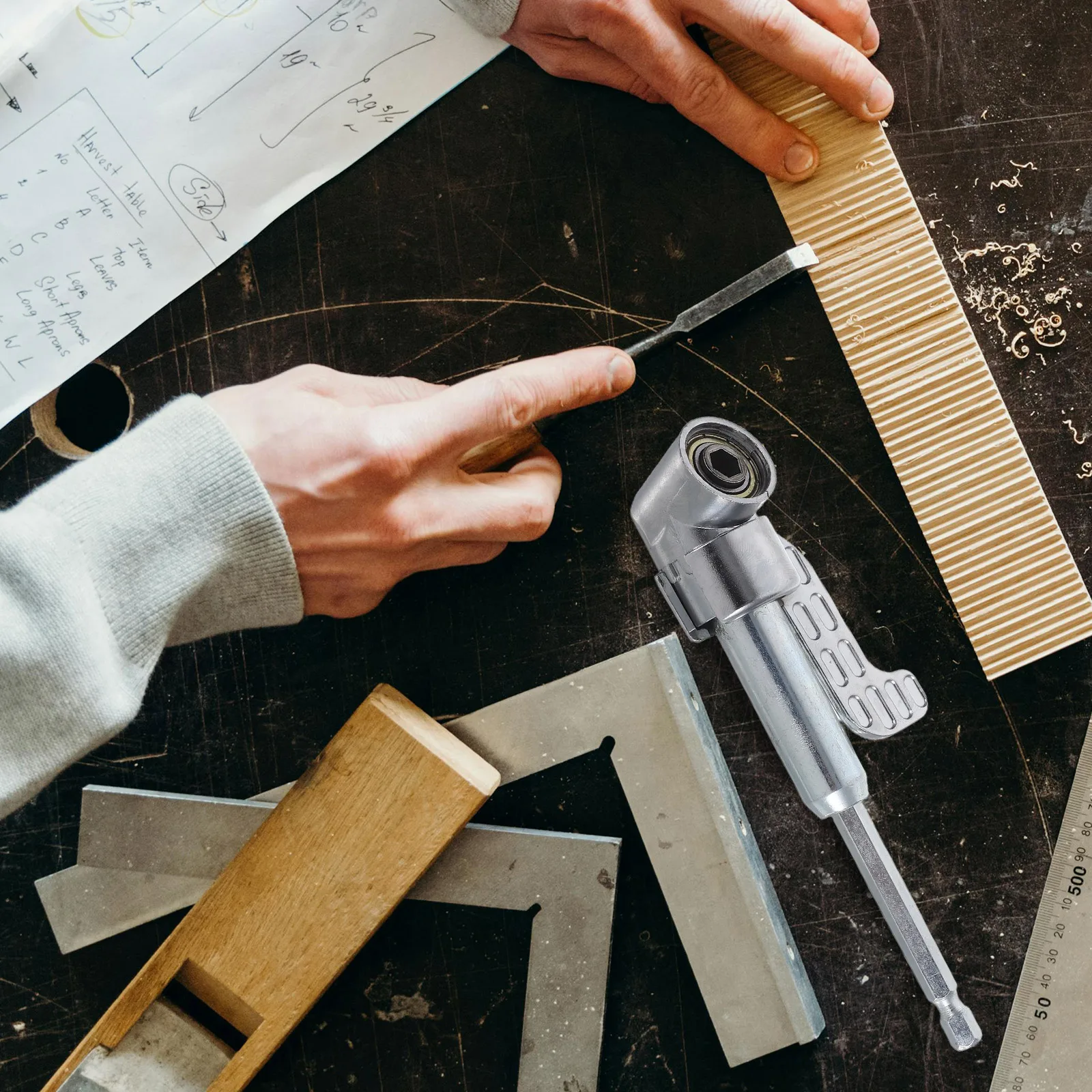 105 درجة الزاوية اليمنى سائق محول ل مفك كهربائي مثقاب الخشب تمديد المقبس حامل أداة السلطة متوافق مع عرافة