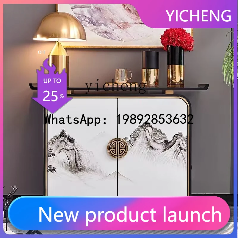 

H3 new Chinese-style entrance cabinet light luxury entrance cabinet foyer cabinet partition decorative locker large capacity