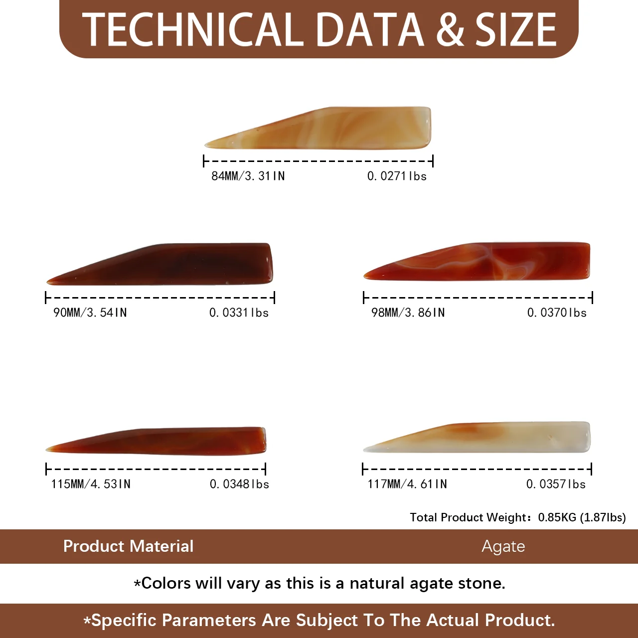 Toptos Agaat polijstgereedschap voor het polijsten van sieraden en afwerken van wasmodellen, handgereedschap voor het gladmaken van metalen oppervlakken voor juweliers