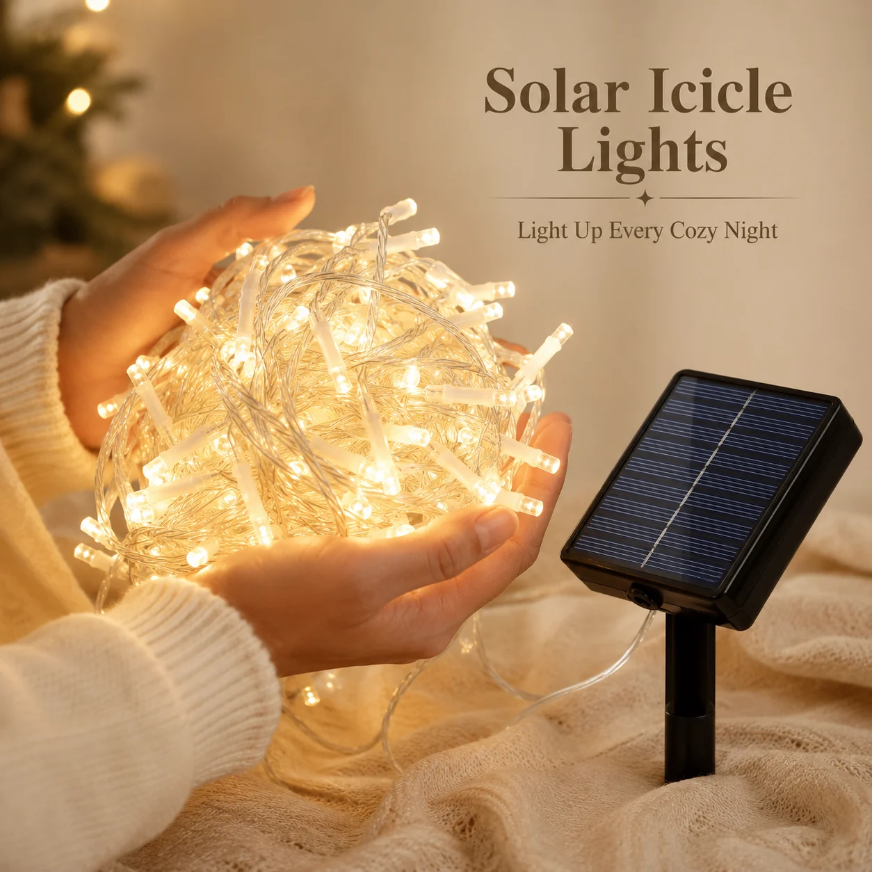 Outdoor Lighting Ikea - Lampki solarne w kształcie sopli lodu