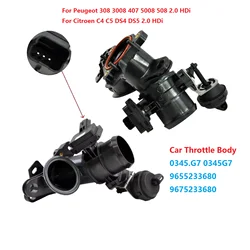 0345.G7 9675233680 Electronic Throttle Body For Citroen C4 Peugeot 3008 308 407 5008 508 2.0 HDi 0345G7 9655233680 WG1013578
