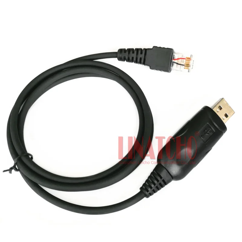 USB TM600 TM-600 TM-610 TM800 TM-800 carro Rádio Em Dois Sentidos Cabo de Programação 8 pinos RJ-45