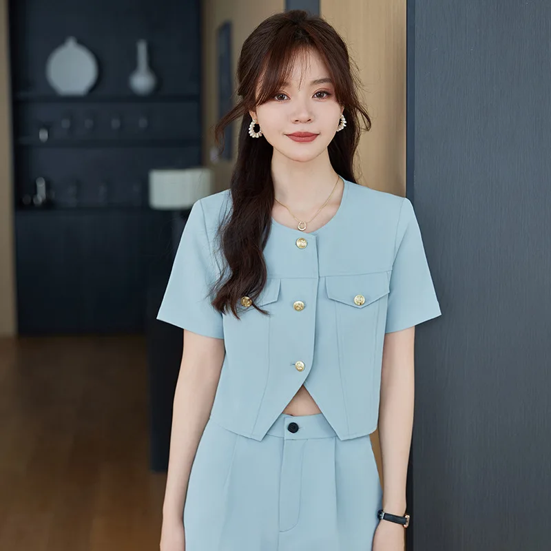 

Spring and Summer New Suit Suit Skirt Female Temperament Socialite French Retro Small Dress Two-Piece Set