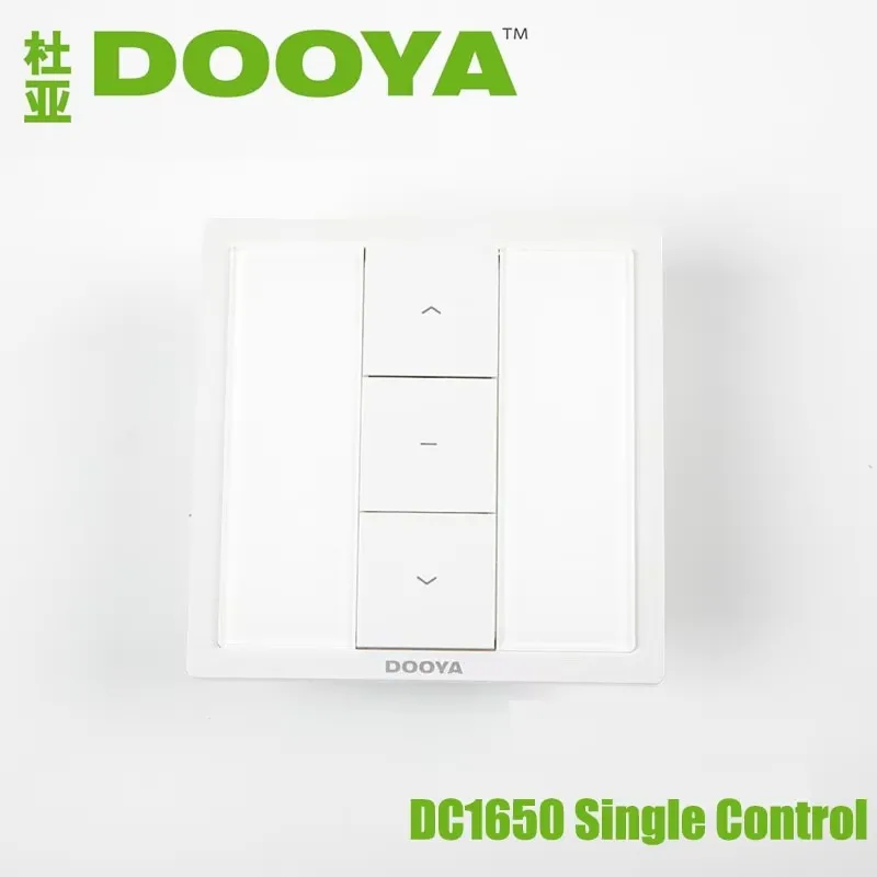 Original Dooya DC1651A Double Channel Emitter Remote Control DC1650A Single Channel Wall Switch Receiver for Tubular Motor
