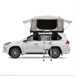 3-4 Person Car Roof Tent Roof Top Tent Hard Shell Side Turn Outdoor Camping Tent custom